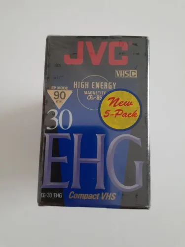 Fita VHS-c pack 5 fitas lacradas