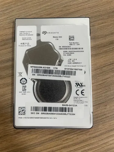 Disco rígido interno Seagate Mobile HDD 1Tb notebook 