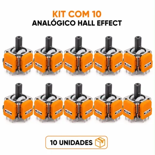 Kit 10 Analógicos hall effect ps5