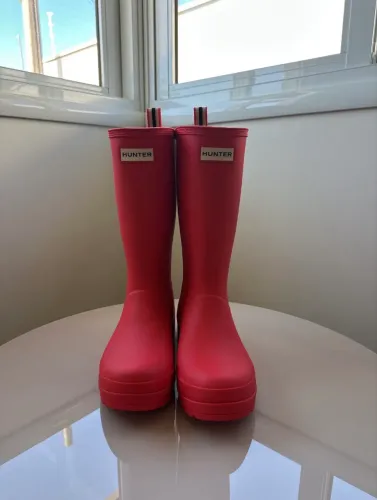 Bota Hunter Galocha Vermelha 37