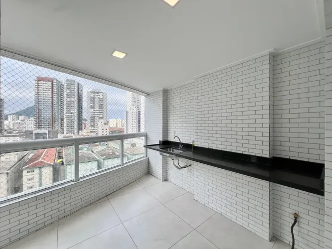2 Dormitórios para locação Vista Mar   100 metros da Praia - Residencial Praia - Prédio No