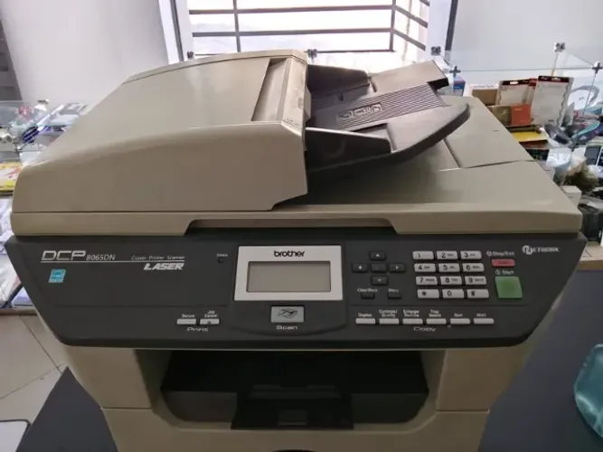 Impressora Multifuncional Brother DCP 8065DN monocromática duplex