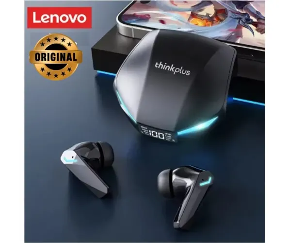 Fones Lenovo GM2 PLUS (XT53) - Preto e branco
