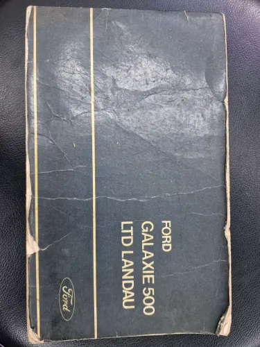 MANUAL do Proprietário FORD GALAXIE 500 LTD LANDAU 