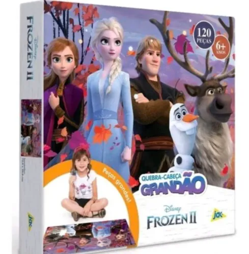 Quebra Cabeça Grandão 120 Peças - Frozen - Toyste