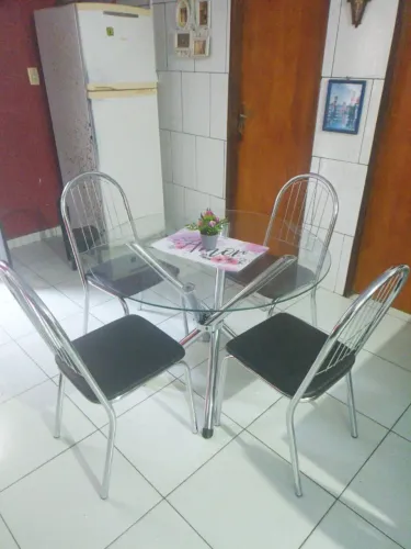 Mesa de vidro Redonda