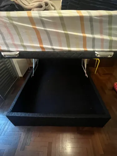 Cama box baú casal