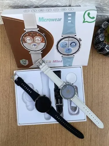 Relógio Inteligente IWO GT5 Mini + Pulseira Extra 
