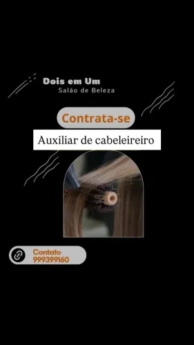 Vaga para auxiliar de cabeleireiro /Asa norte 