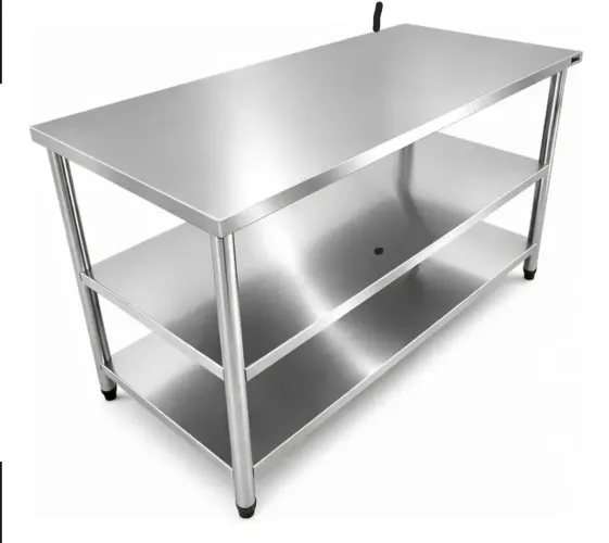 Mesa bancada 100% inox
