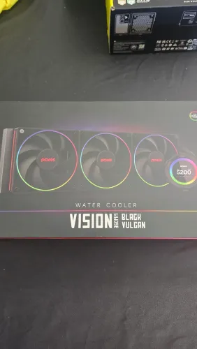 Water Cooler Pcyes Vision 360 Black Vulkan LCD 2.1