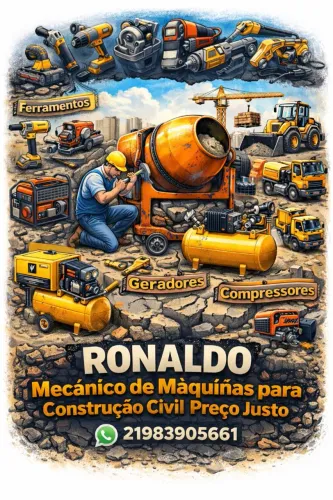 manutenção em máquinas construção civil 