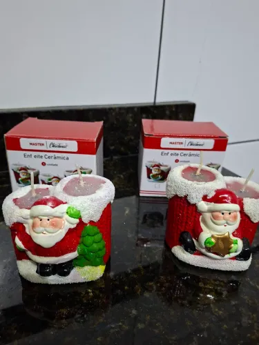 Enfeite em cerâmica natalino