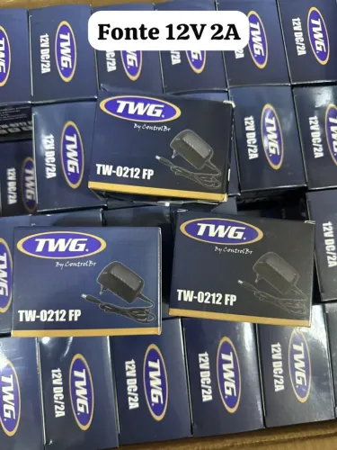 Fonte 12V 2A TWG Original - Fonte para Câmera de Segurança CFTV