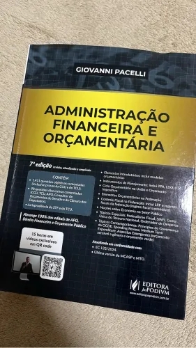 Livro concurso Administração Financeira Orçamentária
