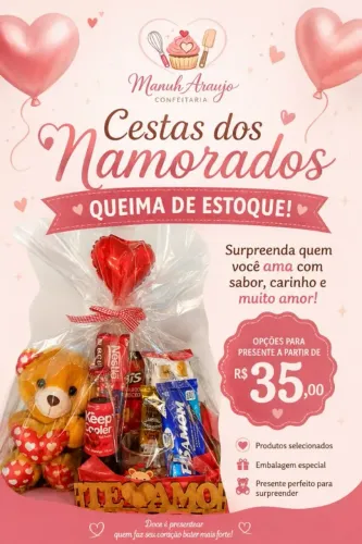 Cesta dia dos namorados