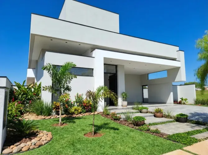 Casa de condomínio para venda tem 285 metros quadrados com 4 quartos
