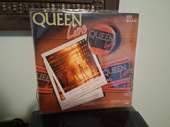 Lp disco de vinil Queen Live 