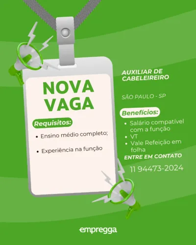 Auxiliar de Cabeleireiro