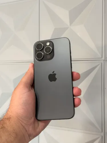 iPhone 15 pro Max preto 256 GB 91% Garantia 6 meses