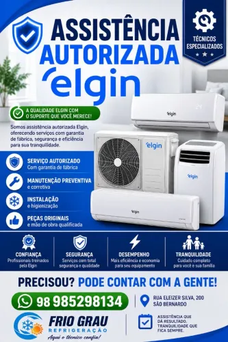 Assistencia autorizada Instalação e manutenção Elgin