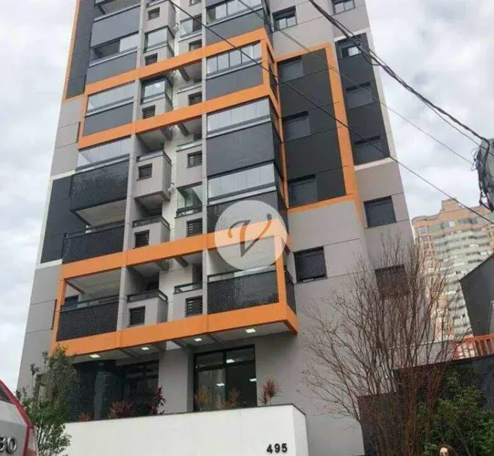 Apartamento com 2 dormitórios para alugar, 38 m² por R$ 2.607,47/mês - Campestre - Santo A