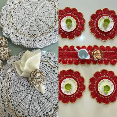 Produtos artesanais em crochê 