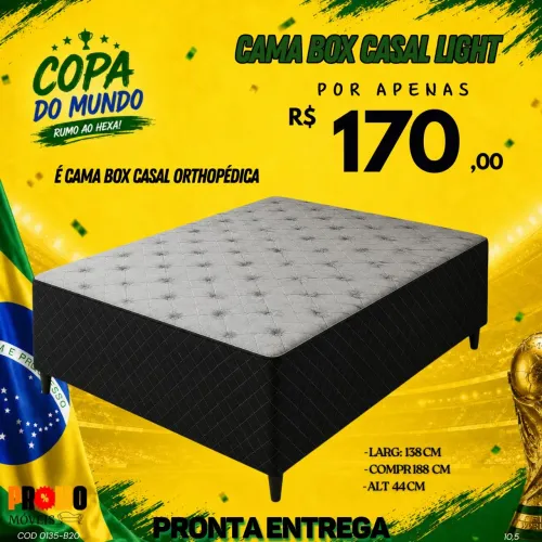 Cama box casal D20