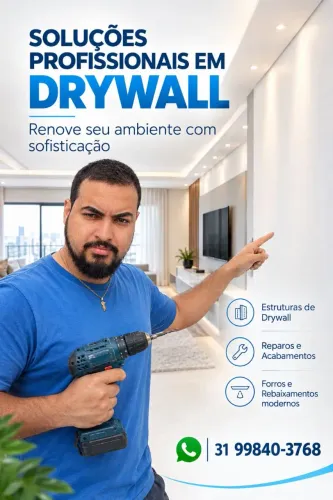 Drywall Reparos, Instalação e Acabamentos