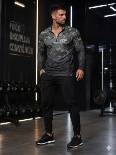 Camisa digitalizada no tecido dry_fit Premium