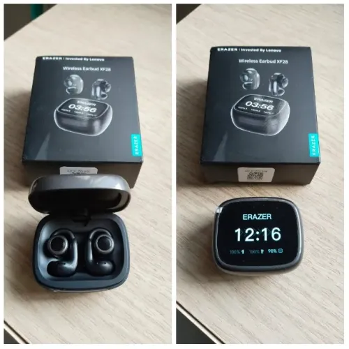 Fone de Ouvido Lenovo ERAZER XF28 Tradutor 134 idiomas TWS - Novo, nunca usado, na caixa.