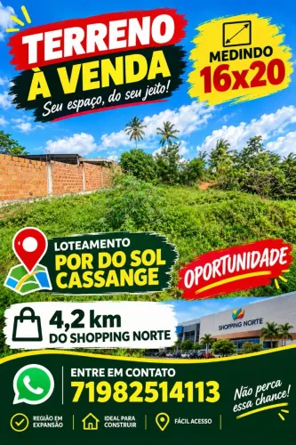 Terreno no Cassange