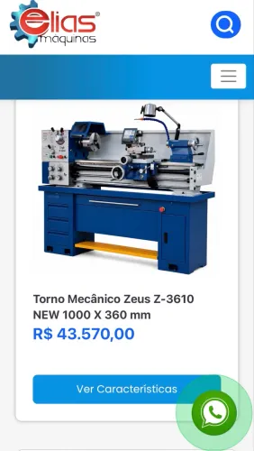Zeus Usinagem: fresadora tornos mecânicos - menor preço
