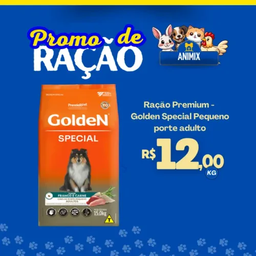 Ração - Golden Special Pequeno Porte Adulto