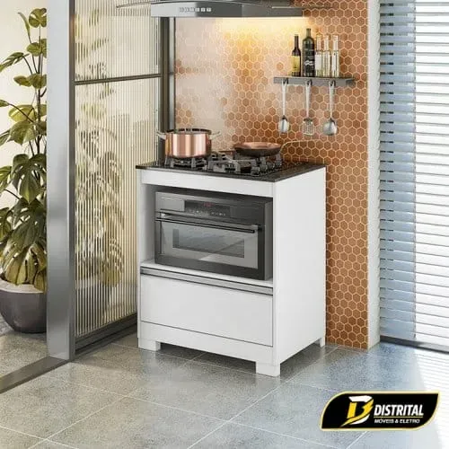 Balcão para Cooktop 4 Bocas NT 3110 1 Porta Oferta