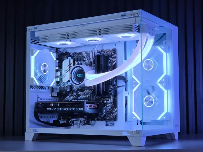 PC Gamer Ryzen 5 5500X3D + RTX 5060 8GB + 16GB DDR4 Novo