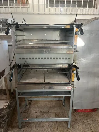 Forno a gas  metalmaq duas camaras de lastro