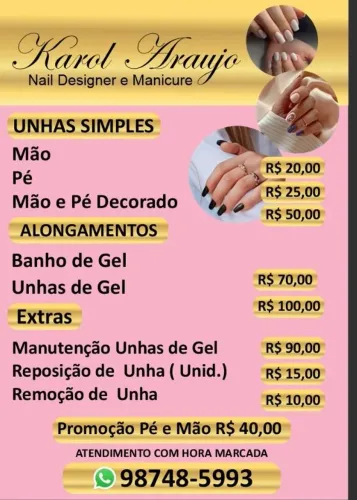 Nail Designer e Manicure Pedicure