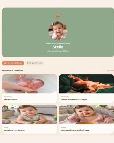 Nininho ? Diário digital do bebê (acesso vitalício)- APENAS 47,99