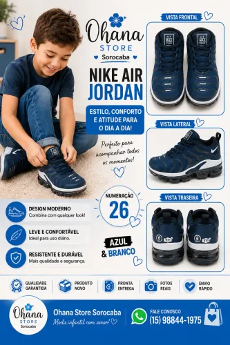 Tênis menino e menina (Promoção)