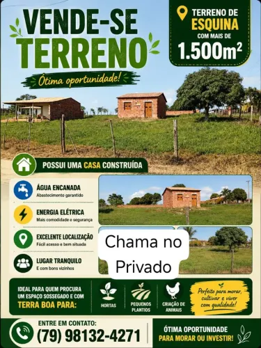 Vendo terreno no povoado Curralinho 