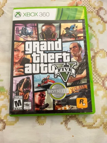 Jogo GTA V original Xbox 360 2 discos 