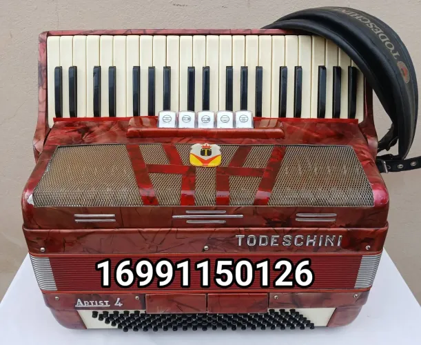 Acordeon Sanfona Todeschini de 120 baixos