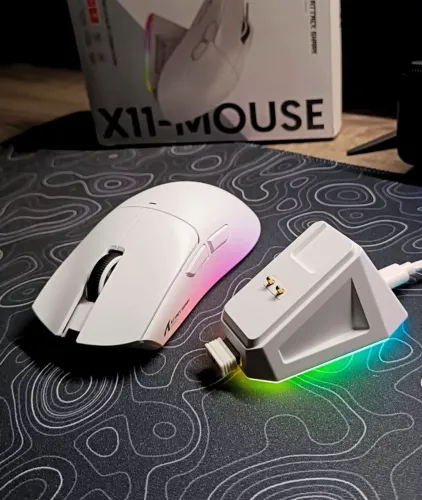 Mouse Gamer Sem Fio Attack Shark X11 com Resposta Rápida