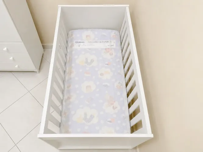 Berço para bebê, 3 em 1, acompanha colchão 