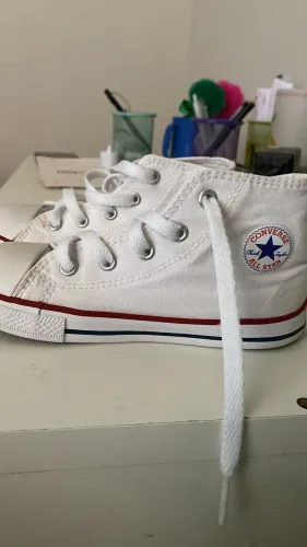 All star branco infantil