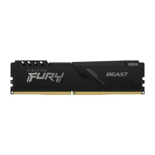2 unidades Memória RAM Kingston Fury Beast, 8GB, 3200MHz, DDR4, CL16, Preto - KF432C16BB/8