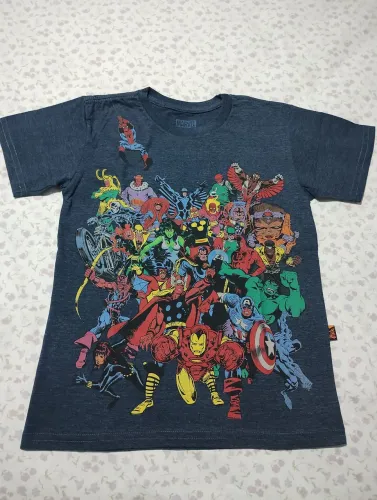 Camiseta estampada de super heróis N° 10