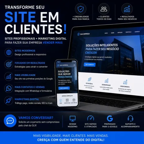 Site Profissional para Empresas | Landing Pages | Marketing Digital