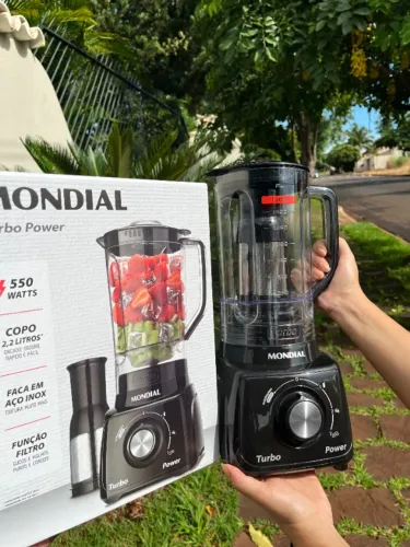 Liquidificador Mondial Turbo Power 550W - Novo e Lacrado na Caixa
